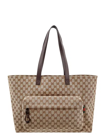 GUCCI GG FABRIC SHOPPING BAG