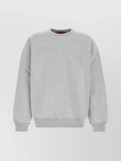 GUCCI OVERSIZE COTTON BLEND SWEATSHIRT