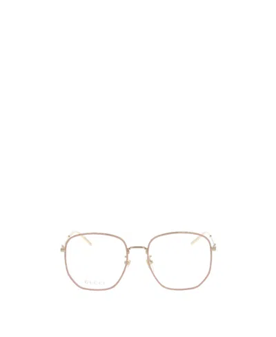 GUCCI GUCCI EYEWEAR SQUARE FRAME GLASSES