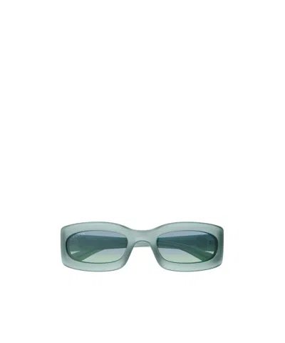 GUCCI GUCCI EYEWEAR RECTANGLE FRAME SUNGLASSES