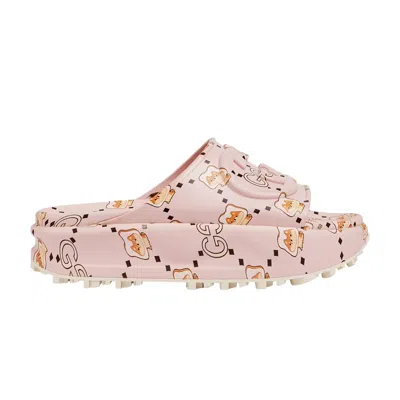 GUCCI PIKARAR X GUCCI WMNS SLIDE SANDAL 'GG ANIMAL PRINT - LIGHT PINK'