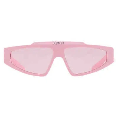 GUCCI GUCCI PINK BROWLINE UNISEX SUNGLASSES GG1591S 003 58 GG1591S 003 58