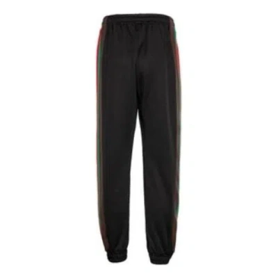 GUCCI Gucci Plain Knit Side Colored Striped Jogging Casual Trousers For Men Black