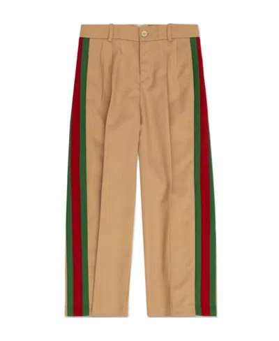GUCCI GUCCI KIDS BUTTON DETAILED STRAIGHT LEG TROUSERS