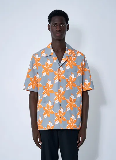 GUCCI PRINTED COTTON POPLIN SHIRT