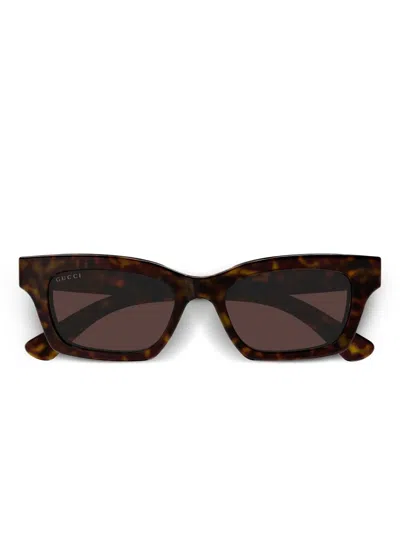 GUCCI RECTANGLE-FRAME SUNGLASSES