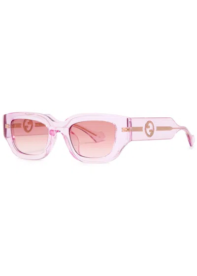 GUCCI GUCCI RECTANGLE-FRAME SUNGLASSES