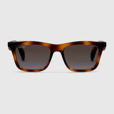 GUCCI GUCCI RECTANGULAR FRAME SUNGLASSES