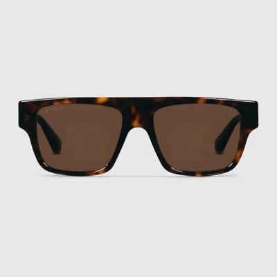 GUCCI GUCCI RECTANGULAR FRAME SUNGLASSES