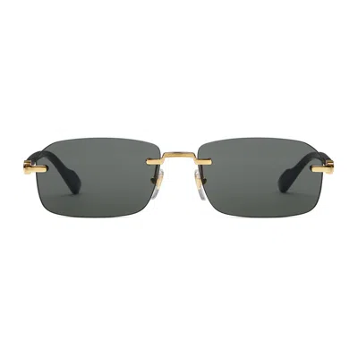 GUCCI GUCCI RECTANGULAR FRAME SUNGLASSES