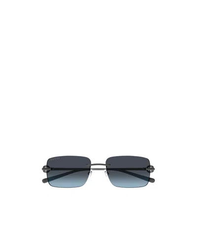 GUCCI GUCCI EYEWEAR RECTANGULAR FRAME SUNGLASSES