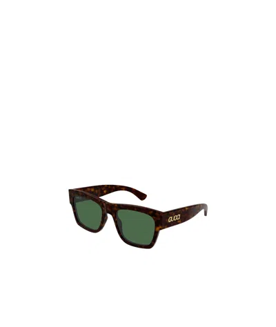 GUCCI GUCCI EYEWEAR SQUARE FRAME SUNGLASSES
