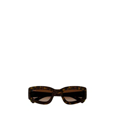 GUCCI GUCCI EYEWEAR RECTANGLE FRAME SUNGLASSES