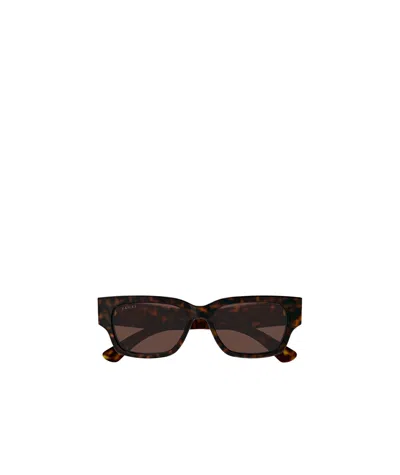 GUCCI GUCCI EYEWEAR RECTANGLE FRAME SUNGLASSES