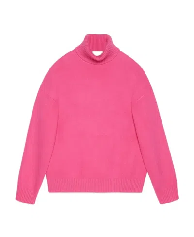 GUCCI GUCCI LOGO TAG TURTLENECK SWEATER