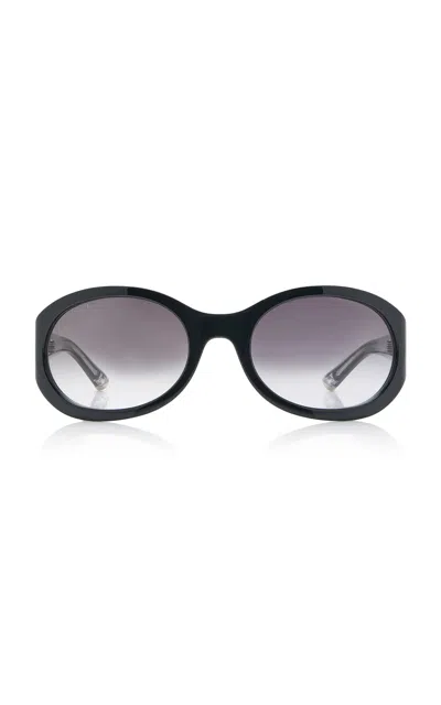 GUCCI GUCCI ROUND-FRAME ACETATE SUNGLASSES