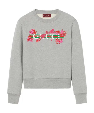 GUCCI GUCCI JERSEY PRINTED SWEATSHIRT