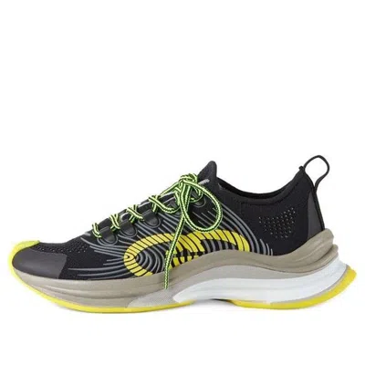 GUCCI Gucci Run Sneaker 'Black Yellow'
