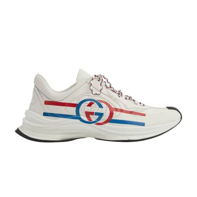 GUCCI GUCCI RUN SNEAKER 'WHITE BLUE RED'