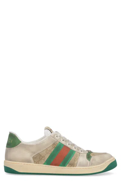 GUCCI GUCCI SCREENER GG LOW-TOP SNEAKERS