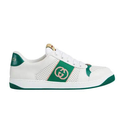 GUCCI GUCCI SCREENER 'INTERLOCKING G - WHITE GREEN'