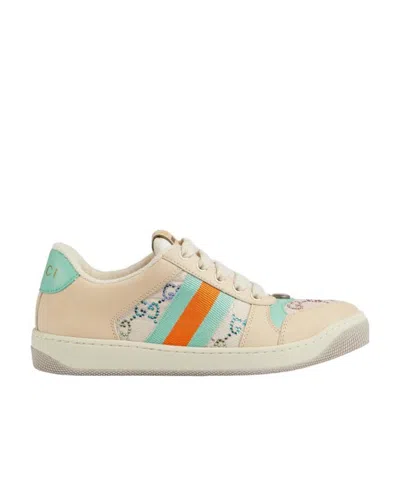 GUCCI GUCCI SCREENER LACE-UP SNEAKERS