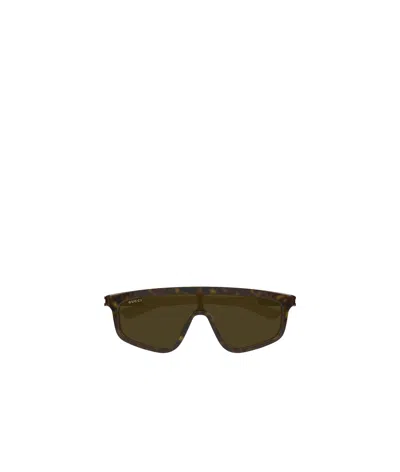 GUCCI GUCCI EYEWEAR SHIELD-FRAME SUNGLASSES