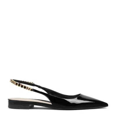 GUCCI GUCCI POINTED-TOE SLINGBACK FLATS