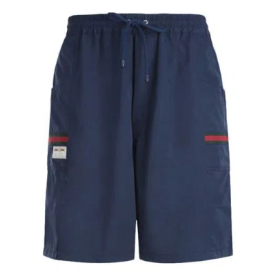 GUCCI Gucci Solid Color Casual Shorts Dark Blue