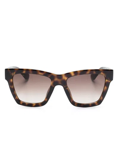 GUCCI SQUARE-FRAME TORTOISESHELL SUNGLASSES