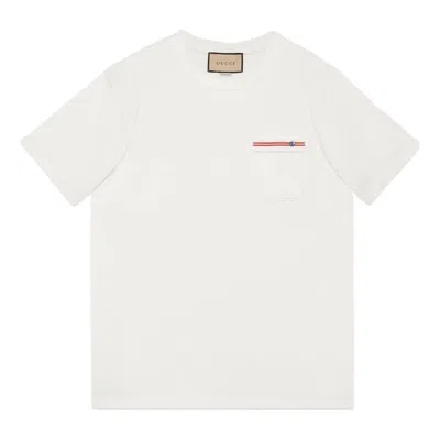 GUCCI Gucci SS22 Cotton T-shirt with embroidery 'White'