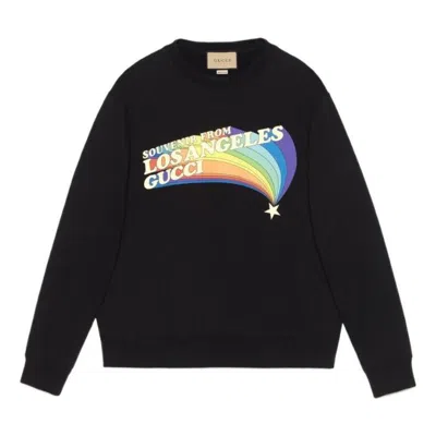 GUCCI Gucci Stars Print Cotton Jersey Sweatshirt 'Black'