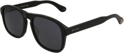 GUCCI GUCCI SUNGLASSES GG0583S 001 55MM BLACK / GREY LENS