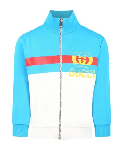 GUCCI GUCCI KIDS ZIP-UP HIGH NECK JACKET