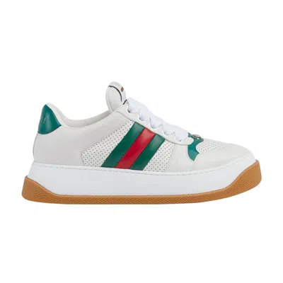 GUCCI GUCCI WEB SCREENER 'WHITE GREEN RED'