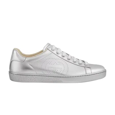 GUCCI GUCCI WMNS ACE 'METALLIC SILVER'