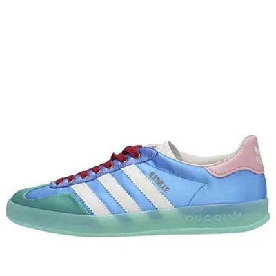 GUCCI (WMNS) adidas x Gucci Gazelle 'Light Blue Silk'
