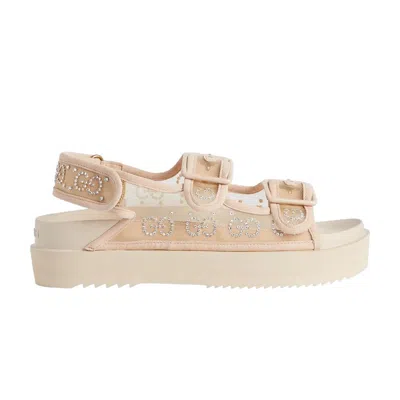 GUCCI GUCCI WMNS GG SANDAL 'CRYSTALS - ROSE BEIGE'