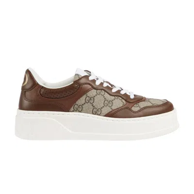 GUCCI GUCCI WMNS GG SNEAKER 'LIGHT BROWN'