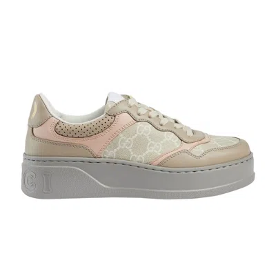 GUCCI GUCCI WMNS GG SNEAKER 'OATMEAL LIGHT PINK'