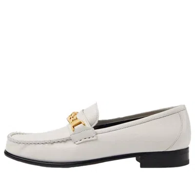 GUCCI (WMNS) Gucci Chain Loafers Shoes White