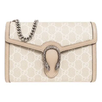 GUCCI (WMNS) Gucci Dionysus GG Mini Chain Wallet 'Beige'