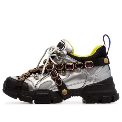 GUCCI (WMNS) Gucci Flashtrek Crystals 'Silver'
