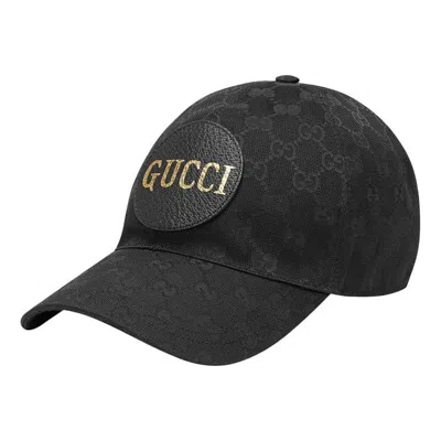GUCCI (WMNS) Gucci GG Canvas Baseball Cap 'Black'