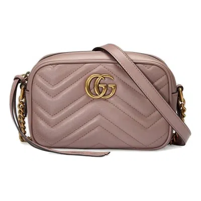 GUCCI (WMNS) Gucci GG Marmont Matelasse Mini Bag 'Rose Antic'