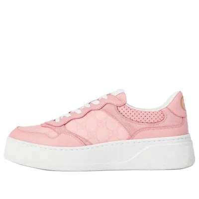 GUCCI (WMNS) Gucci GG sneaker Supreme 'Pink White'