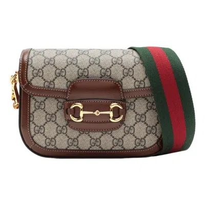 GUCCI (WMNS) Gucci Horsebit 1955 Retro Shoulder Messenger Bag 'Ebony Brown'