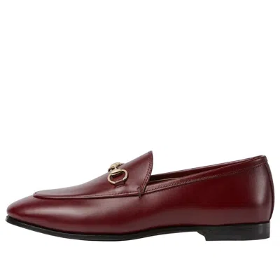 GUCCI (WMNS) Gucci Jordaan Loafers 'Rosso Ancora'