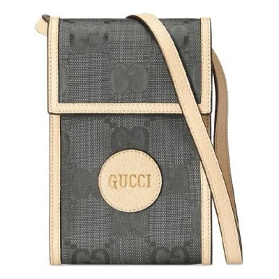 GUCCI (WMNS) Gucci Logo PatternPrint Off The GridSeries SingleShoulderBag Mini DarkGray