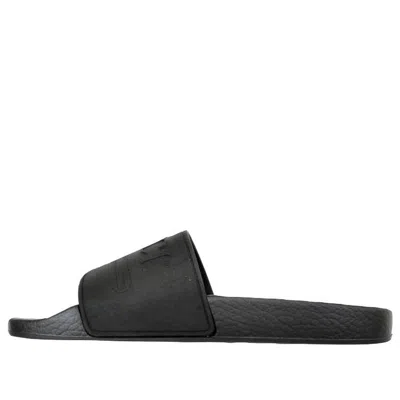 GUCCI (WMNS) Gucci Logo Rubber Slide 'Black'